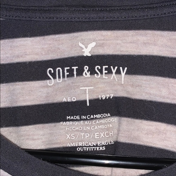 American eagle striped T-shirt - Picture 3 of 3